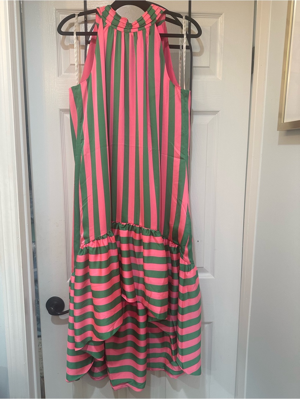 Lilly Pulitzer Roxie Wide Stripe Dress in Pink & Green